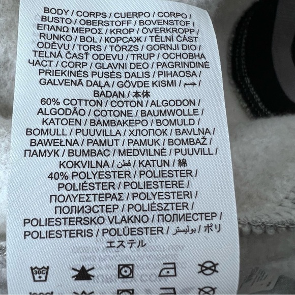 Hurley Grey Hooded Sweater Size Large - Picture 4 of 6